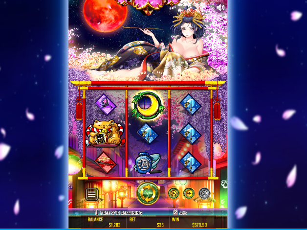 花魁ドリームの花魁RUSH「赤い月」