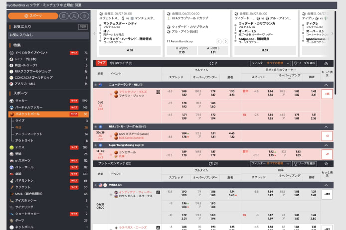 ワンダーカジノのスポーツベット