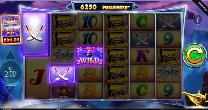 おすすめスロット「ジーニー・ジャックポット（Genie Jackpots）」