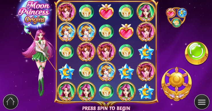 ムーンプリンセスオリジンズのプレイ画面