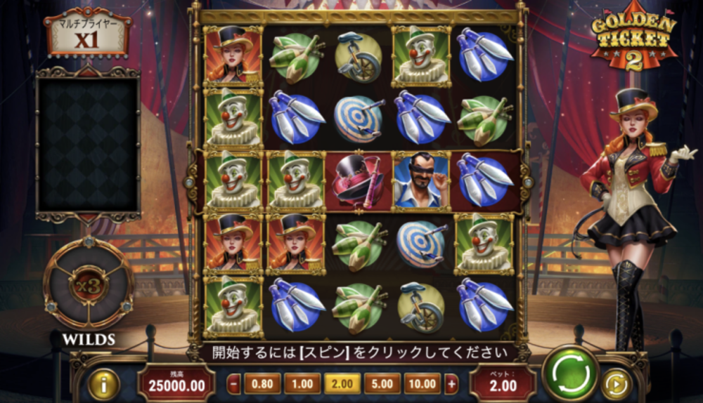 ゴールデンチケット2のゲームプレイ