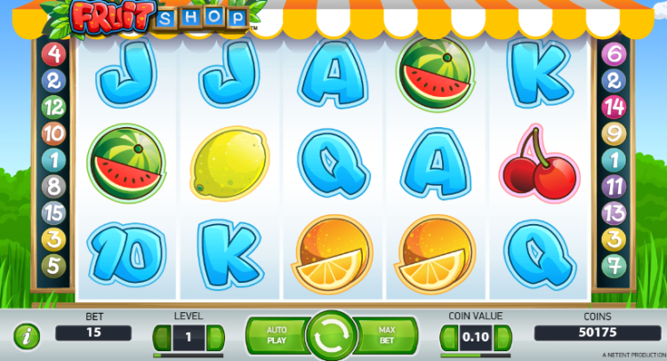 ボーナス消化におすすめのスロット「フルーツショップ（Fruit Shop）」
