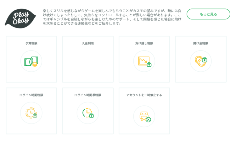 カスモの自己規制システム