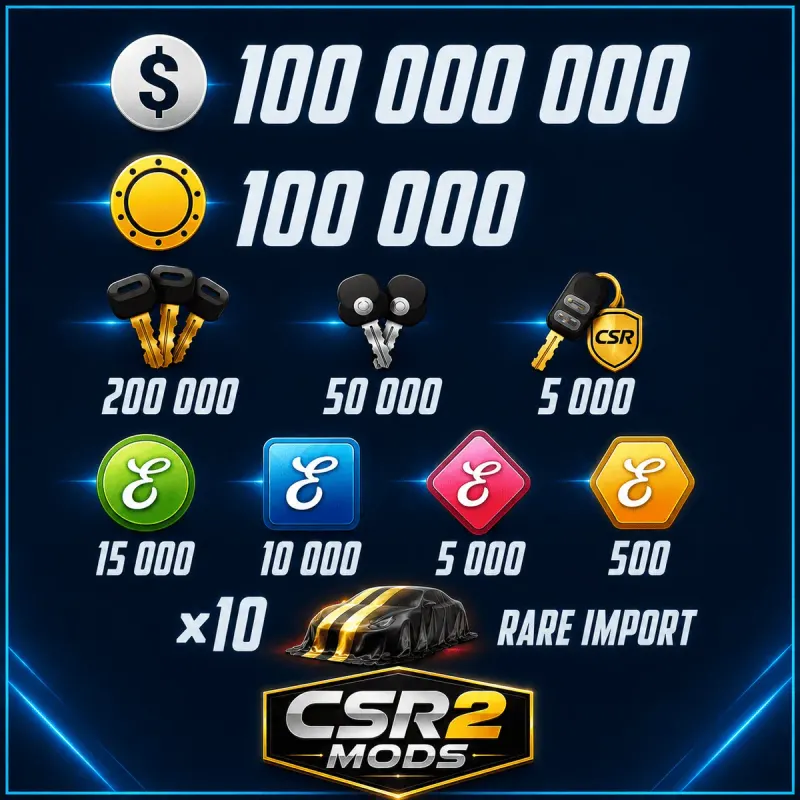 CSR2 BONANZA - Mods Pack
