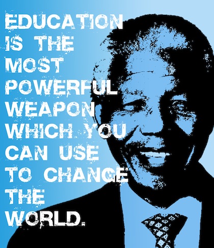 We have to find a solution, education is the key to prosperity for all