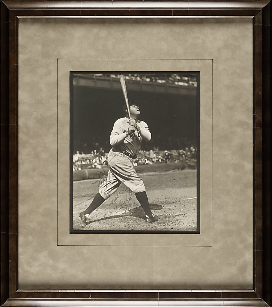 1934 Babe Ruth Signed Photograph - JSA