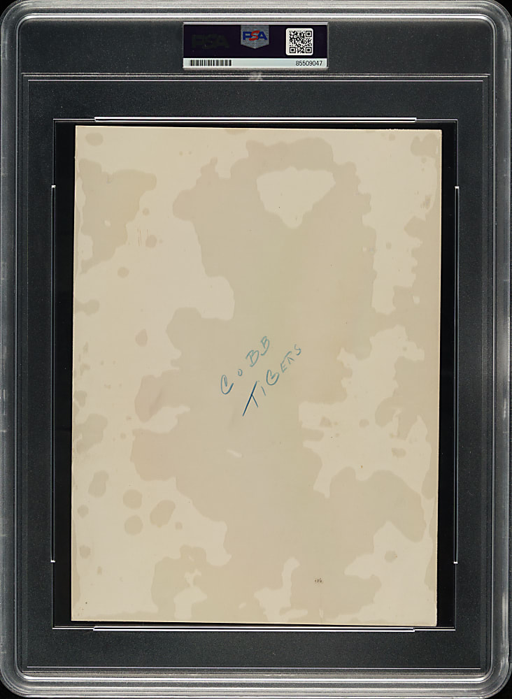 Circa 1918-1920 Ty Cobb Swinging Original Photograph PSA/DNA Type I