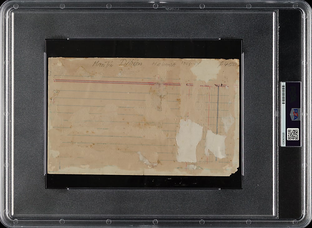 Circa 1944 Habana Lions Vintage Team Photograph with Martin Dihigo PSA/DNA Type III