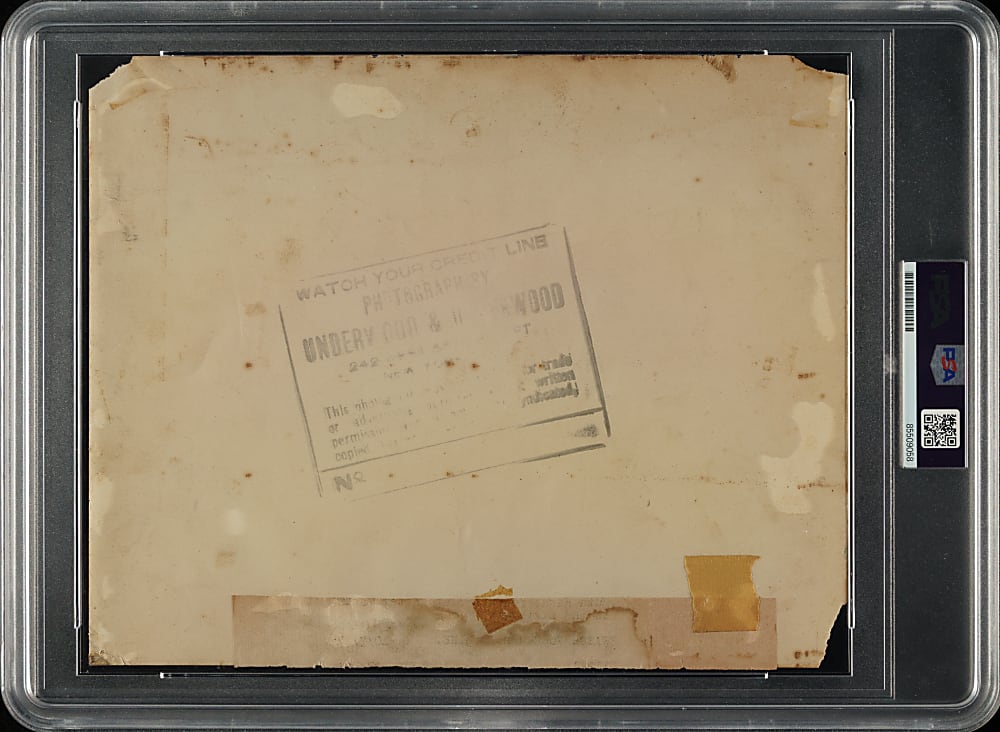 1927 World Series Babe Ruth and Lou Gehrig Vintage Underwood & Underwood Photograph PSA/DNA Type III