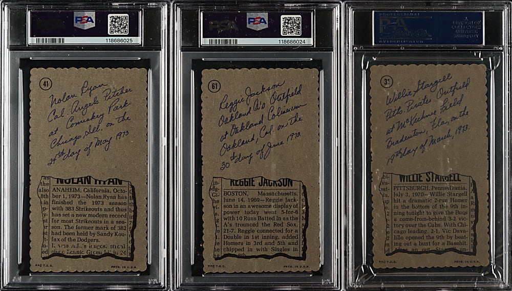 High-Grade 1974 Topps Deckle Edge Near-Complete Set (69/72)