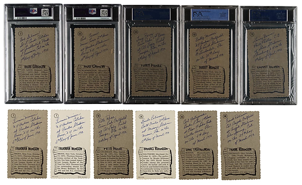 High-Grade 1974 Topps Deckle Edge Near-Complete Set (69/72)