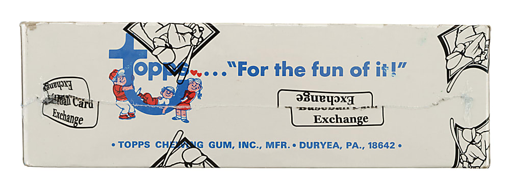 1977 Topps Unopened Vending Box - BBCE and Ex-Fritsch