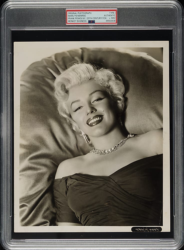 Circa 1952 Marilyn Monroe Original 20th Century Fox Frank Powolny Photograph PSA/DNA Type I