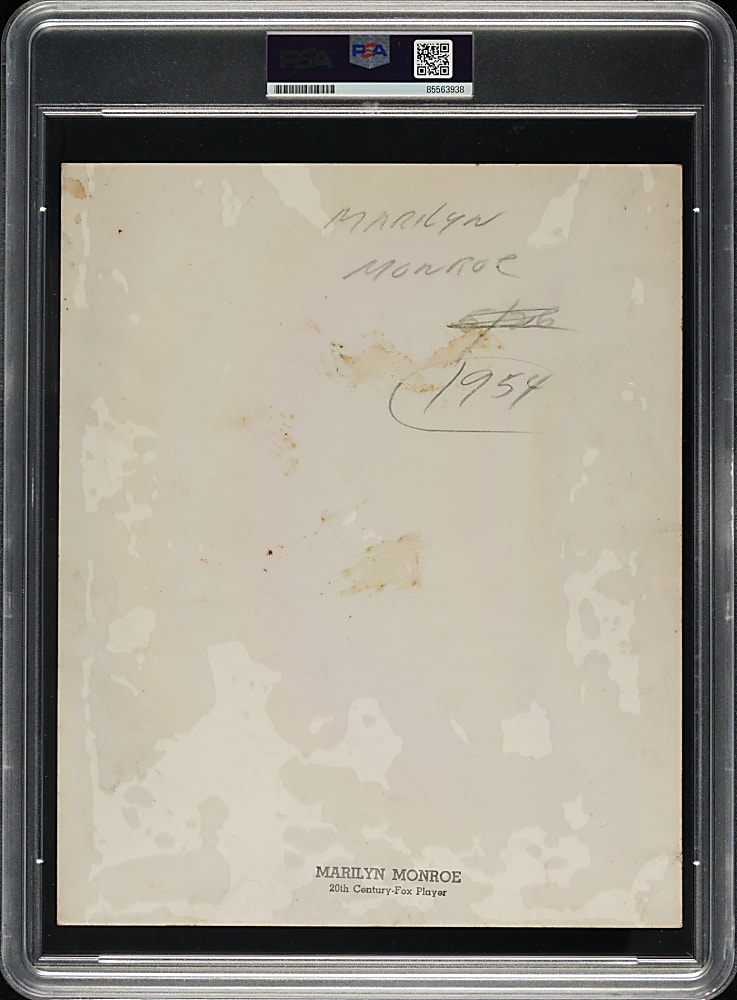 Circa 1952 Marilyn Monroe Original 20th Century Fox Frank Powolny Photograph PSA/DNA Type I