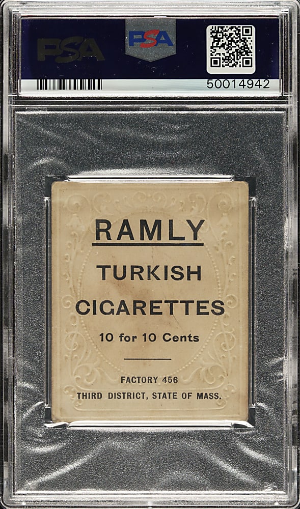 1909 T204 Ramly Tobacco Jesse Burkett PSA VG-EX 4