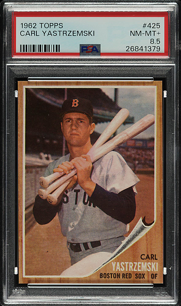 1962 Topps #425 Carl Yastrzemski PSA NM-MT+ 8.5