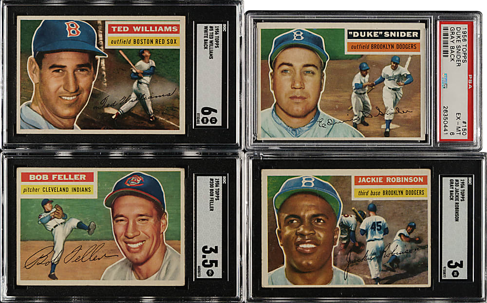 1956 Topps Complete Set (340) Plus Two Checklists