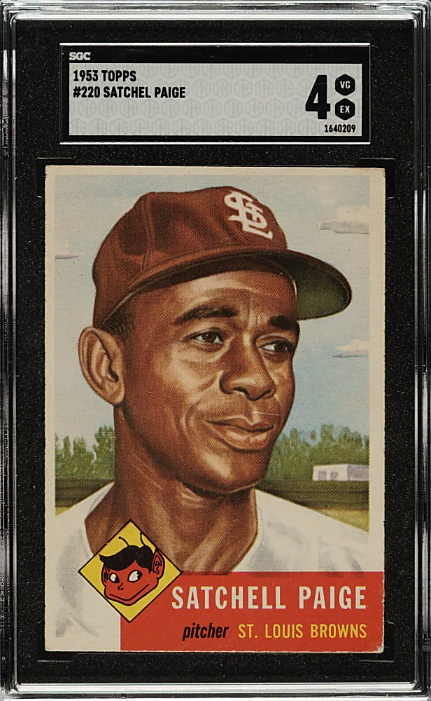 1953 Topps #220 Satchel Paige SGC VG/EX 4