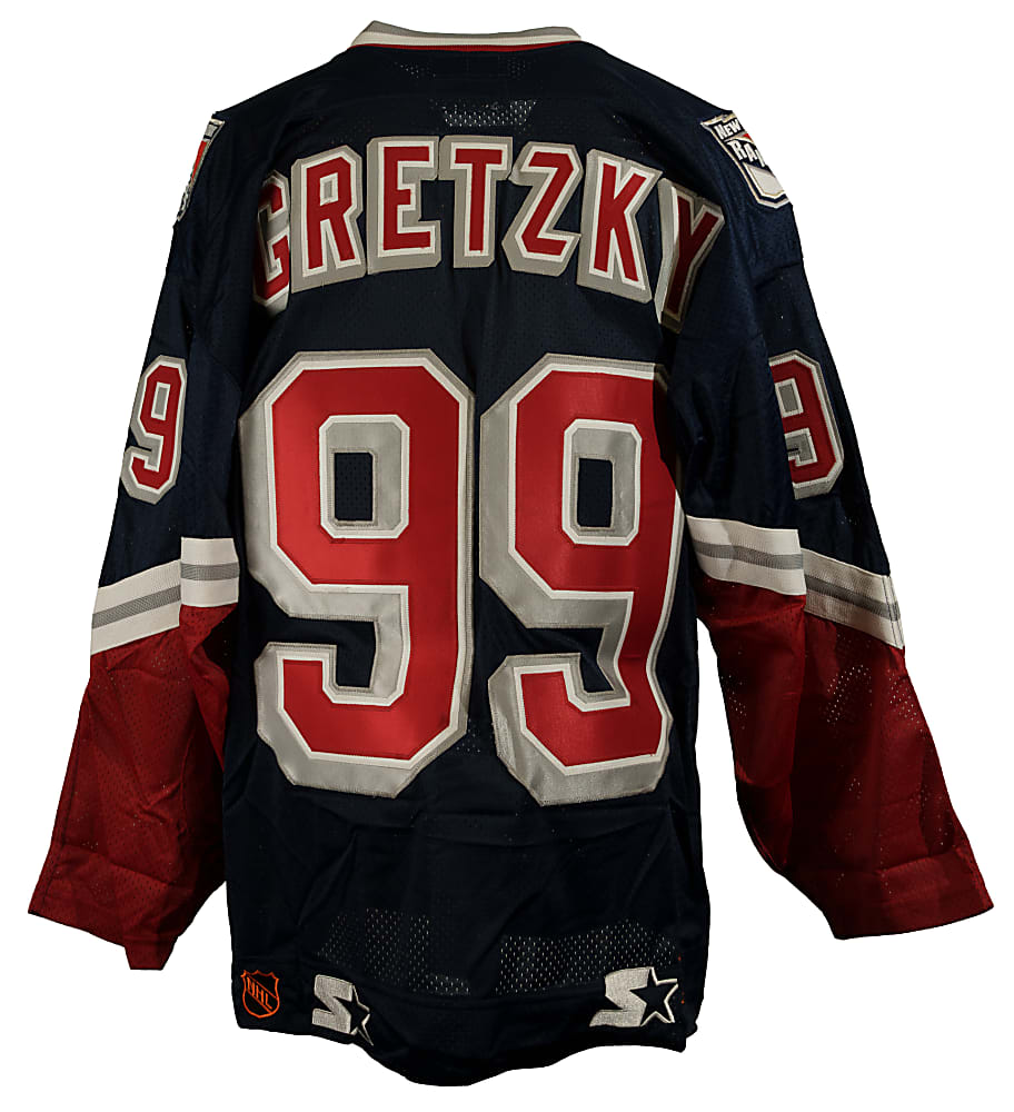 Wayne Gretzky Signed New York Rangers Jersey - Upper Deck and JSA
