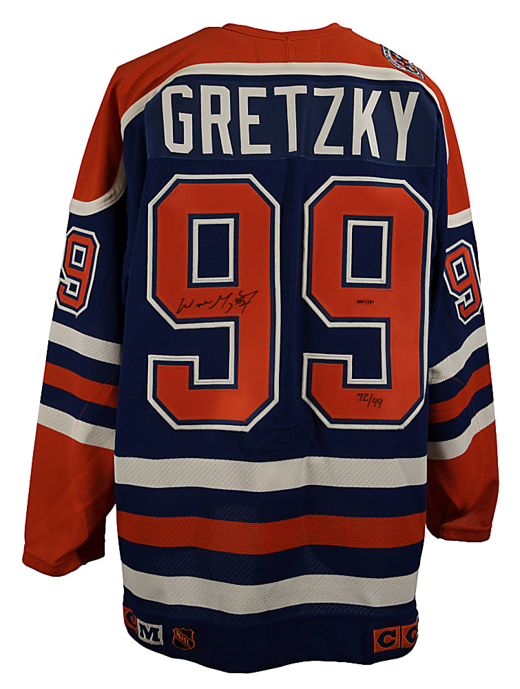 Wayne Gretzky Signed Limited-Edition Edmonton Oilers Jersey - Upper Deck and JSA