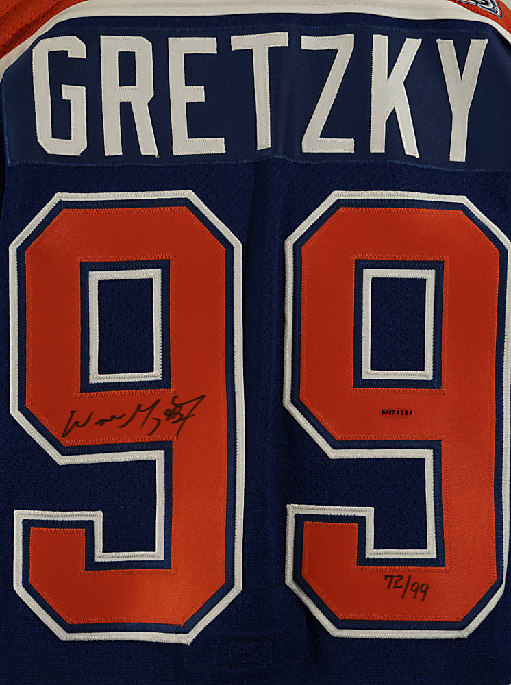 Wayne Gretzky Signed Limited-Edition Edmonton Oilers Jersey - Upper Deck and JSA