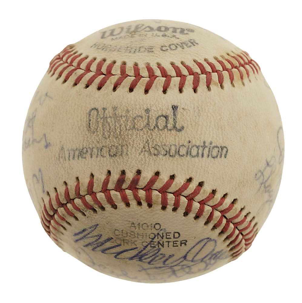 1970s Hall of Fame and Stars Multi-Signed Baseball with Bob Feller, Lloyd Waner, and Paul Dean
