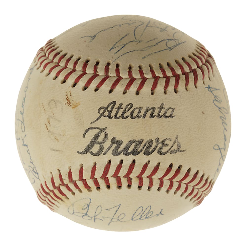 Hall of Fame and Star Multi-Signed Baseball with Mickey Mantle, Stan Musial, and Pee Wee Reese - Beckett