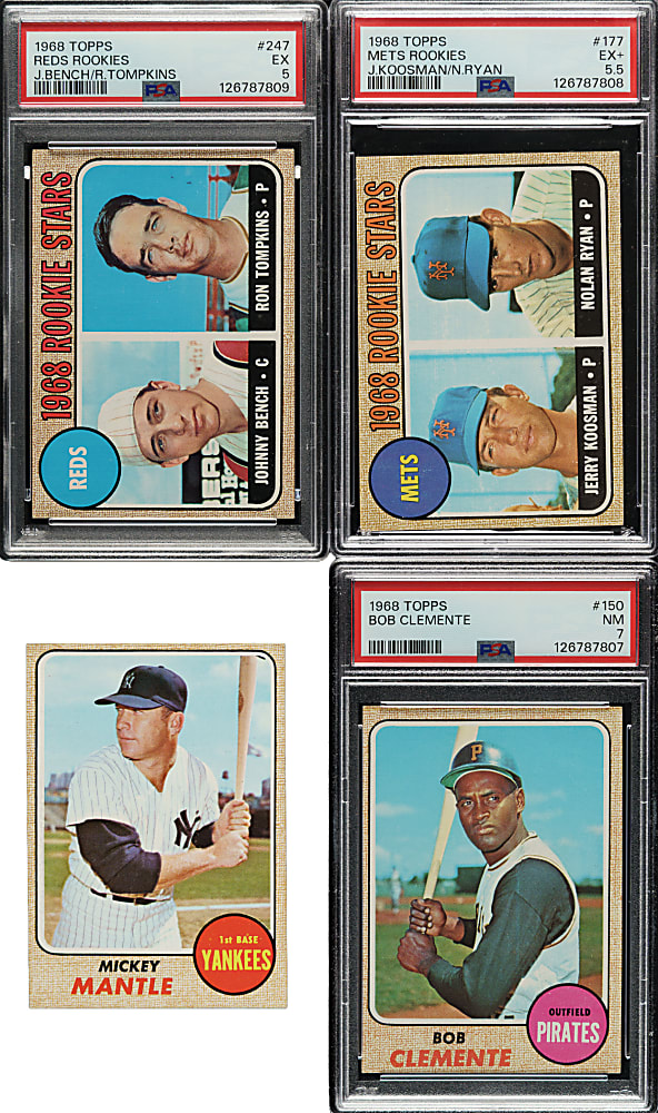 1968 Topps Complete Set (598) Plus Complete Game Set (33)