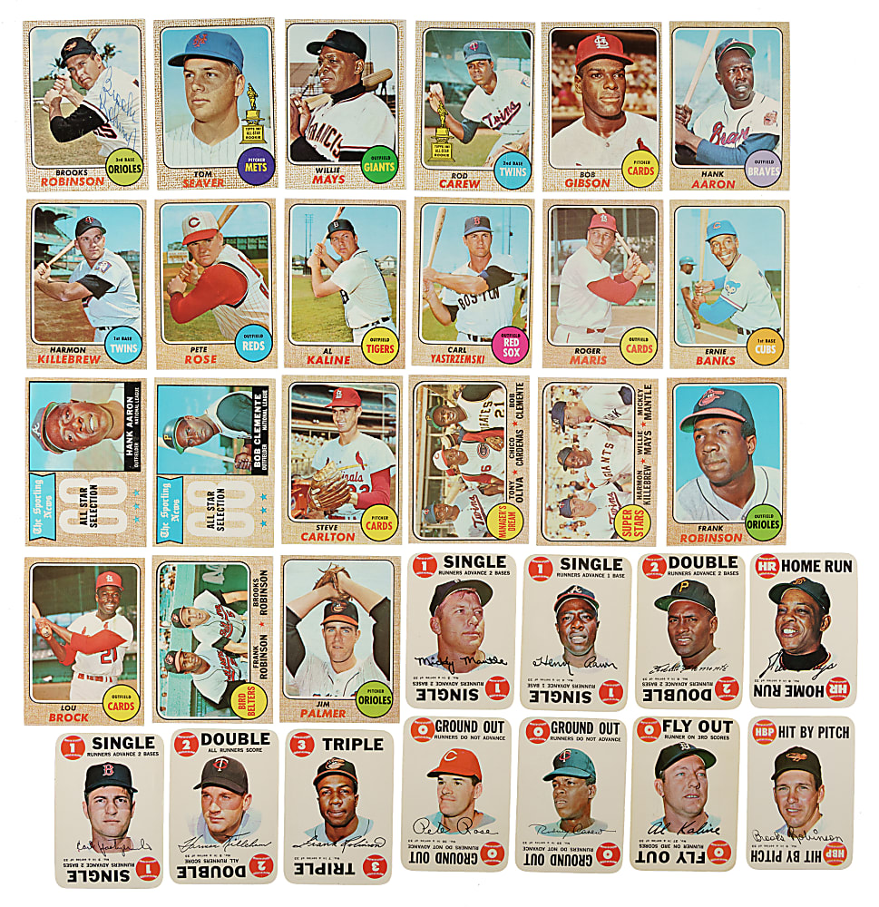 1968 Topps Complete Set (598) Plus Complete Game Set (33)
