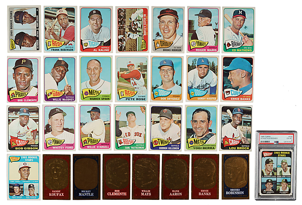 1965 Topps Complete Set (598) Plus Complete Embossed Set (72)
