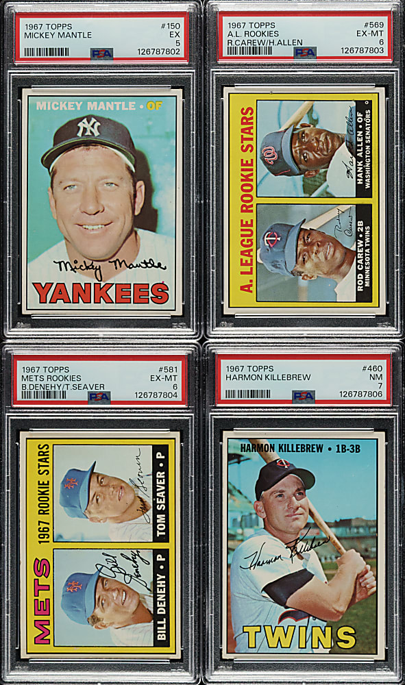 1967 Topps Complete Set (609) Plus Complete Pin-Ups Set (32)