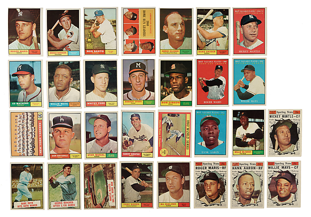 1961 Topps Complete Set (587)