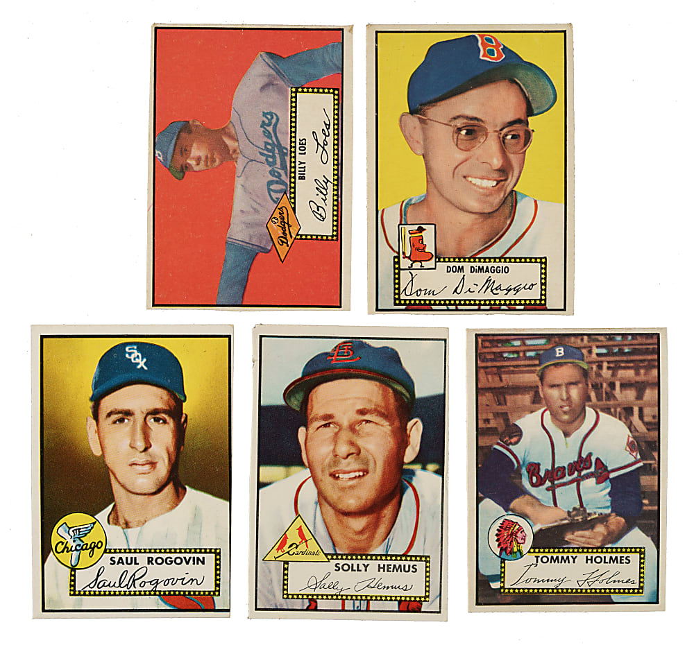 1983 Topps Archives "1952 Reprint" Complete Set (402) Plus Five Original 1952 Topps