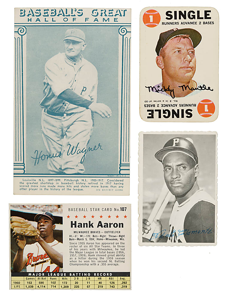 1951 to 1998 Topps Insert and Oddball Shoebox Collection (1,279) Including 410 Hall of Famers