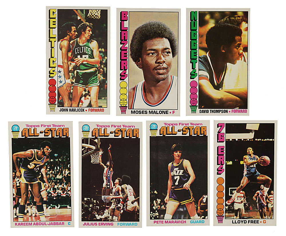 1976-1977 Topps Basketball Complete Set (144)