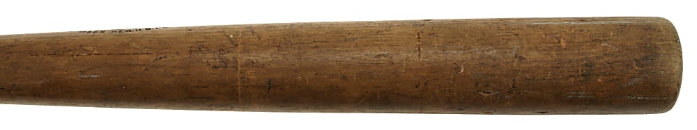 1930 Al Simmons Philadelphia Athletics Game-Used Bat Signed by Babe Ruth, Lou Gehrig, and Jimmie Foxx PSA/DNA GU 8.5