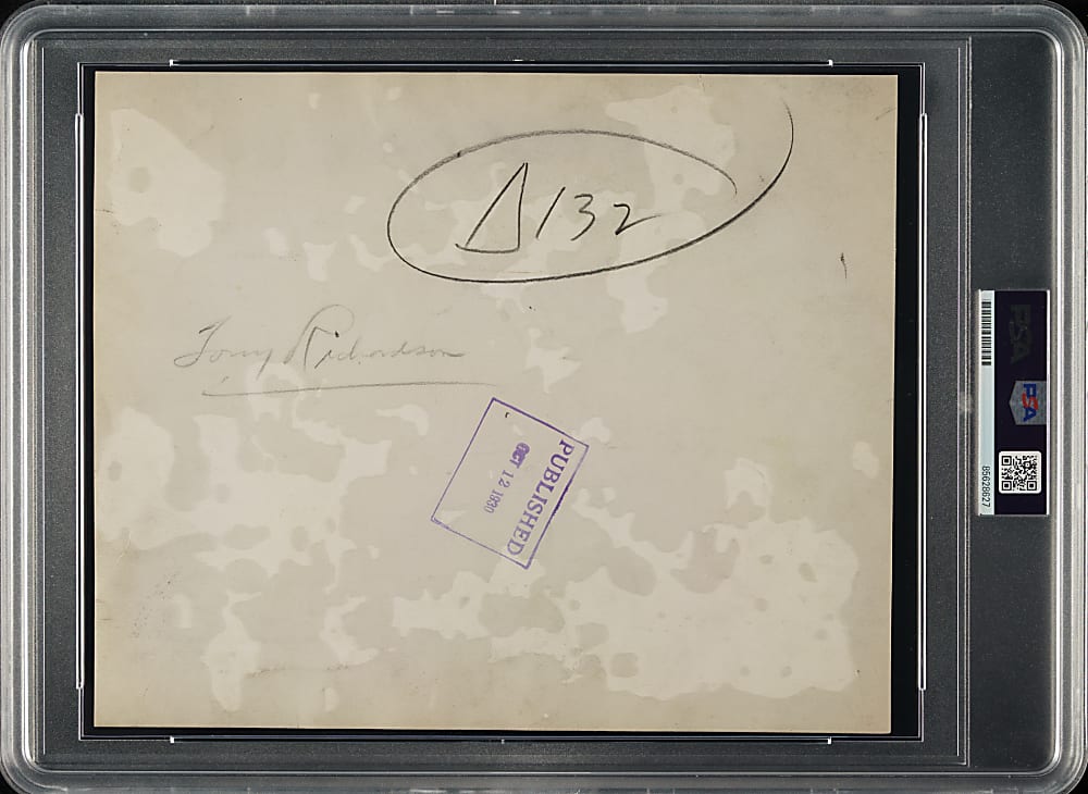 Circa 1930 Philadelphia Athletics Team  with Jimmie Foxx  Vintage Photograph PSA/DNA Type III