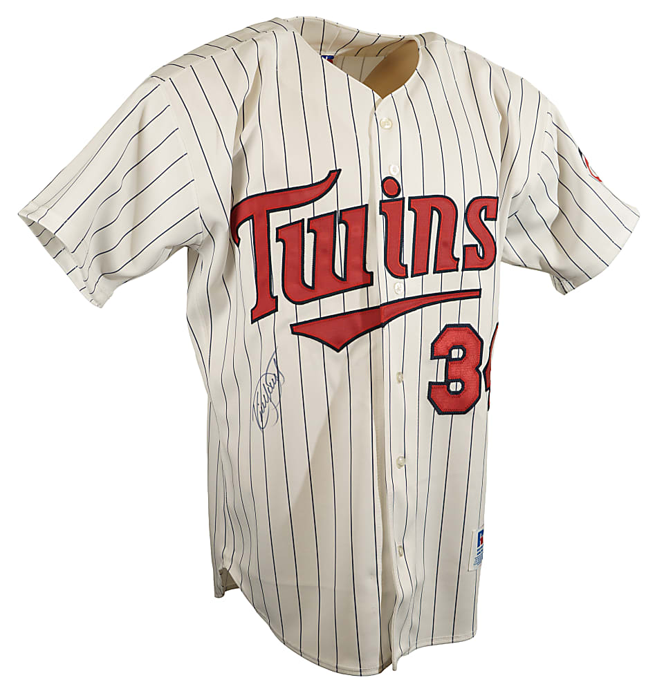 Kirby Puckett Signed Minnesota Twins Jersey - JSA