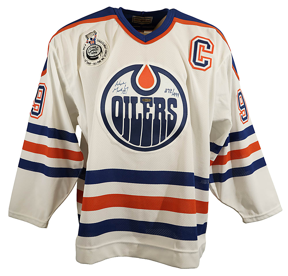 Wayne Gretzky Signed Limited-Edition Edmonton Oilers Jersey - Upper Deck and JSA