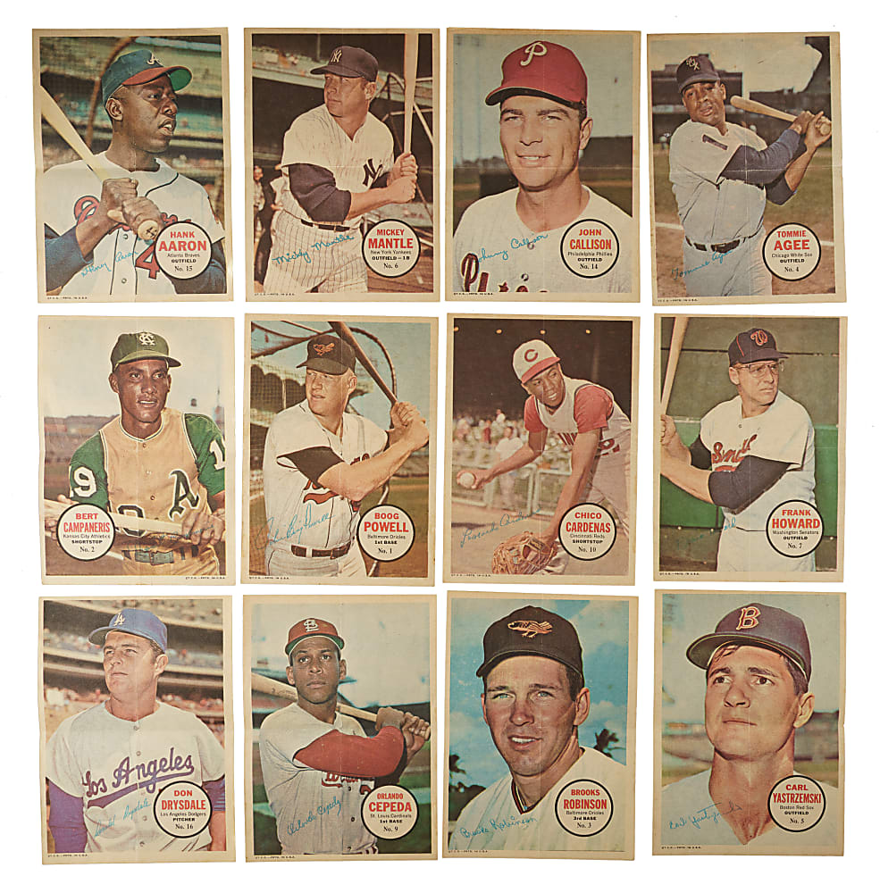 1960 to 1975 Topps, Fleer, and Post Cereal Shoebox Collection (752) Including 262 Hall of Famers