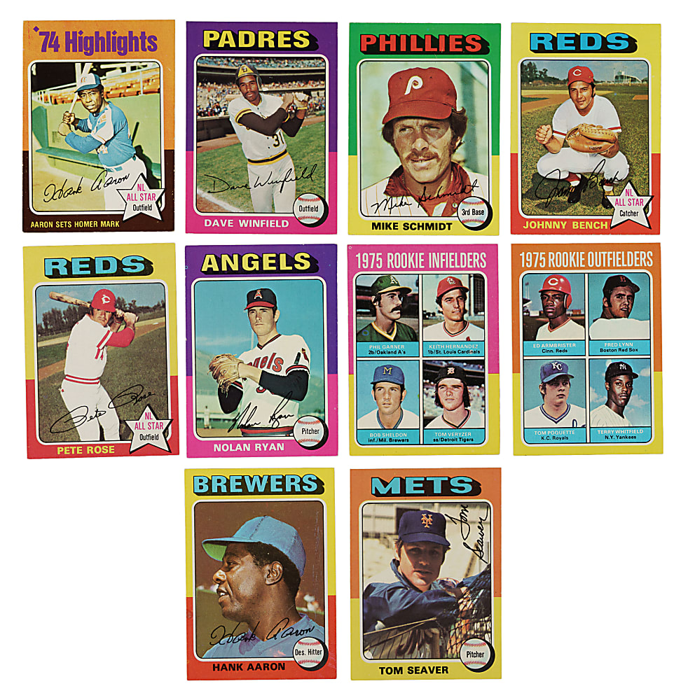 High-Grade 1975 Topps Complete Set (660)