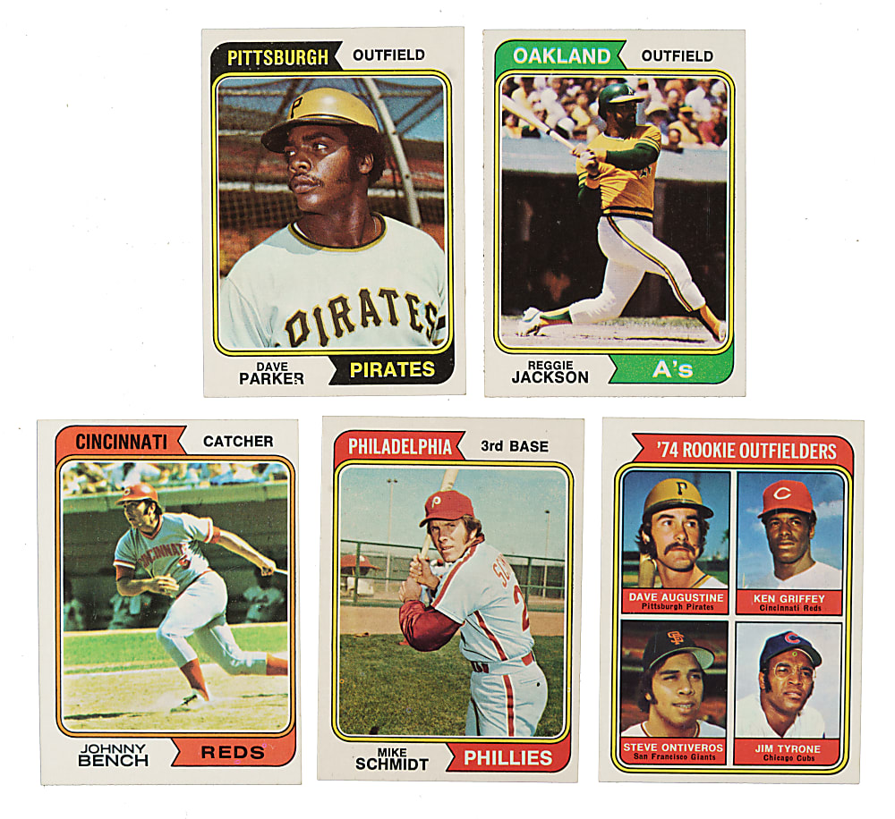 1974 Topps Near-Complete Set (649/660) Plus Traded Series (44) and Team Checklists (24)