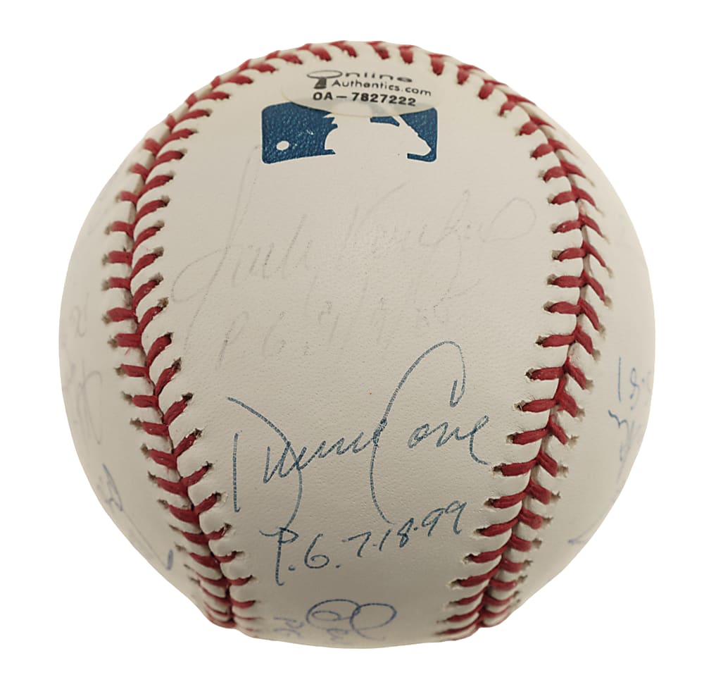 Perfect Game Pitchers Multi-Signed Baseball (11 Signatures) Including Sandy Koufax
