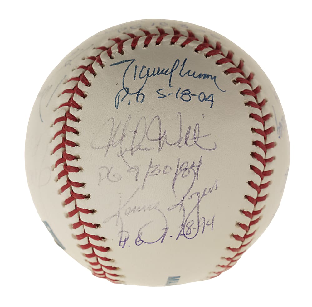 Perfect Game Pitchers Multi-Signed Baseball (11 Signatures) Including Sandy Koufax