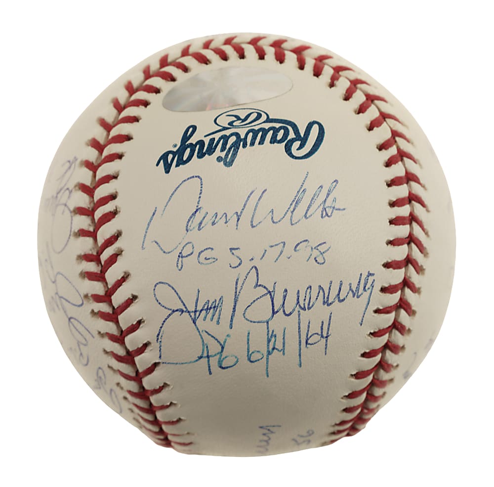 Perfect Game Pitchers Multi-Signed Baseball (11 Signatures) Including Sandy Koufax