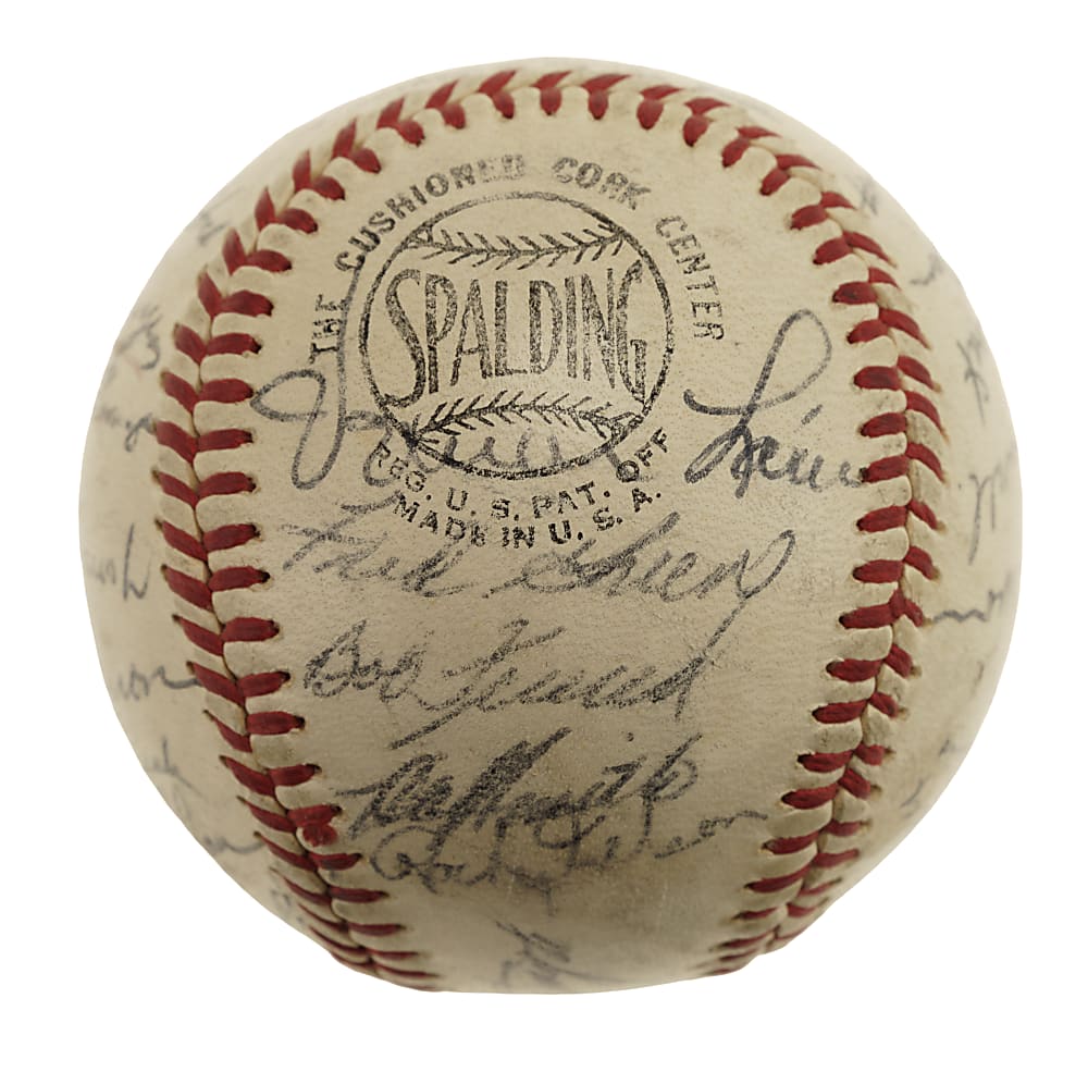 1960 Pittsburgh Pirates World Champions Team-Signed Baseball with Roberto Clemente - JSA