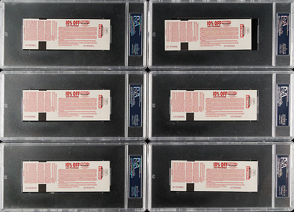 June 13, 2003 New York Yankees (vs. St. Louis Cardinals) Full Ticket Signed by Roger Clemens Collection (6) - Roger Clemens 300 Wins and 4,000 Strikeouts - PSA/DNA