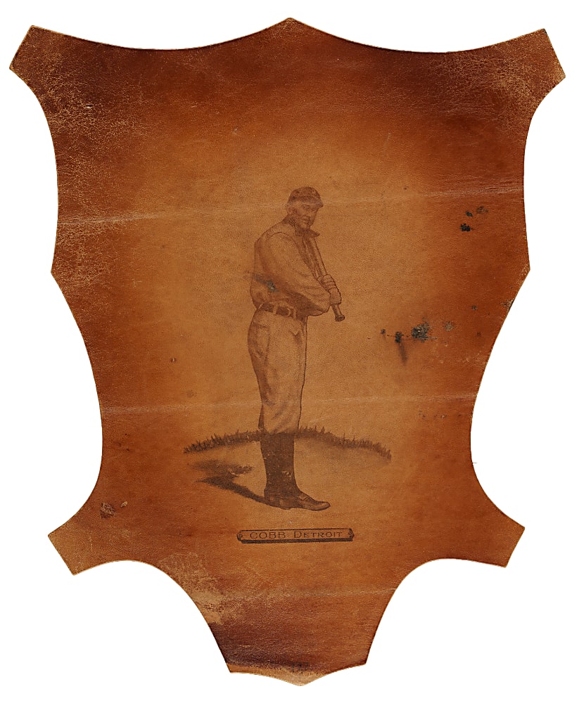 1912 L1 Large Leather Premium #127 Ty Cobb - Newly Discovered!