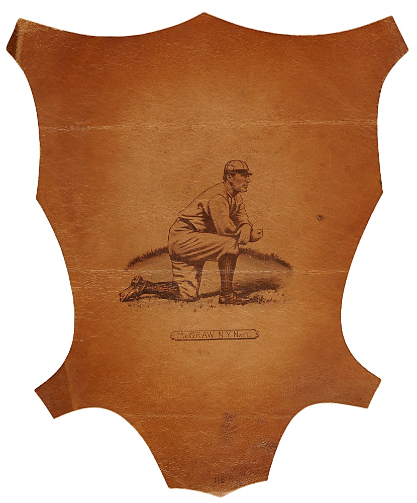 1912 L1 Large Leather Premium #116 John McGraw
