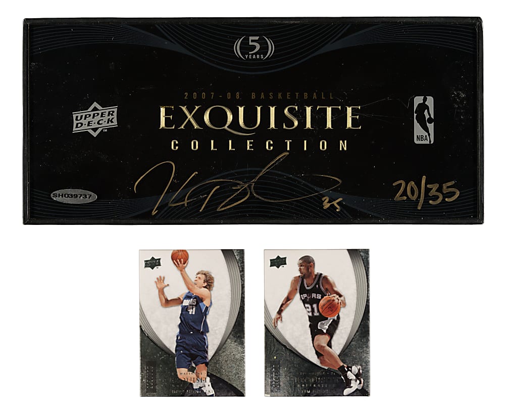2007-2008 Upper Deck Exquisite Basketball Kevin Durant Signed Limited-Edition Box - Upper Deck